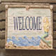 Mermaid Welcome Sign