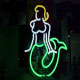Neon Mermaid Sign