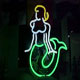 Neon Mermaid Sign