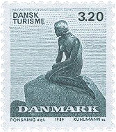 Danish Mermaid Stamp - Mermaid Stamp