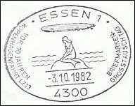 German Mermaid Postmark