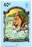 Montserrat Mermaid Stamp - Mermaid Stamps