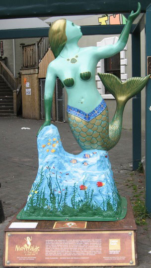 Egyptian Looking Mermaid - Mermaid Statue