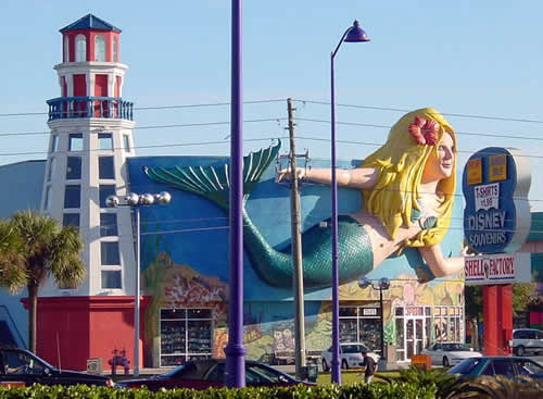 Giant Blonde Mermaid - Mermaid Statue