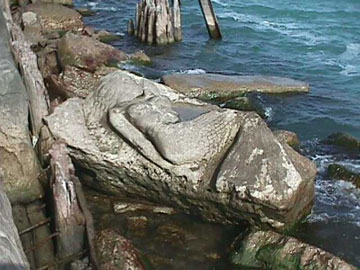 Lake Michigan Mermaid - Mermaid Cake