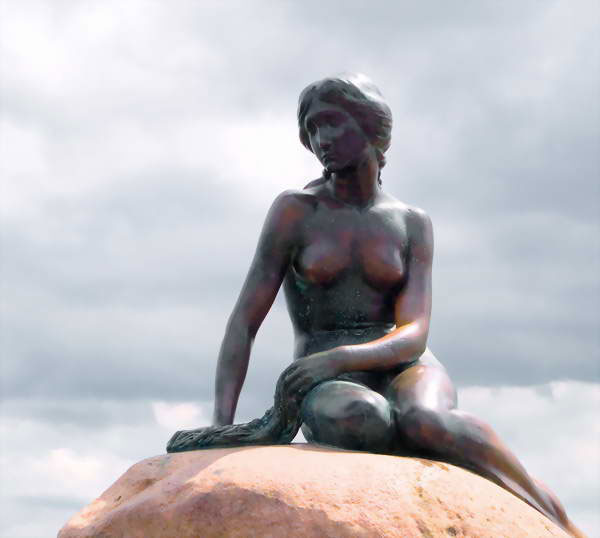 Little Mermaid Denmark - Mermaid Statue