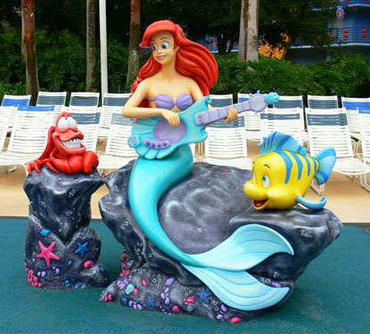 Little Mermaid Guitar - Mermaid Cake