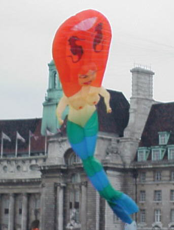 Mermaid Balloon Euro - Mermaid Statue