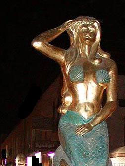 Mermaid in Egyptian Square - Mermaid Statue