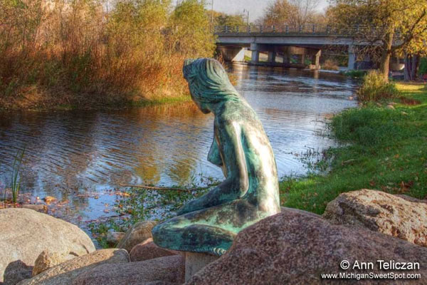 Mermaid in Michigan - Mermaid Statue