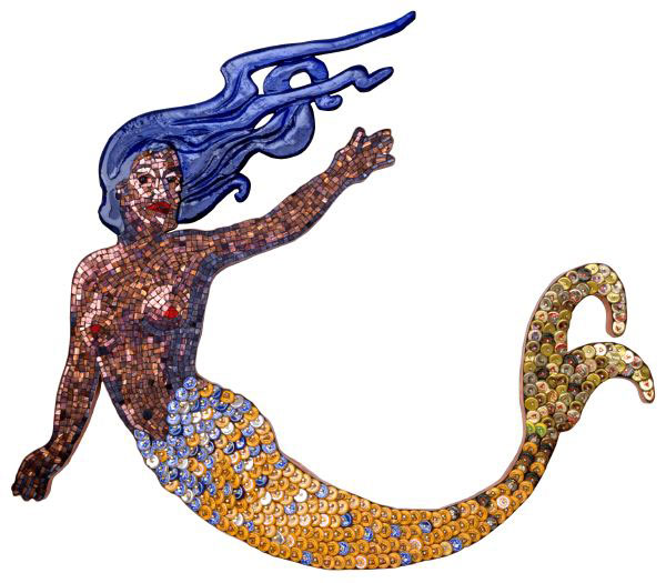 Mermaid mosaic - Mermaid Cake