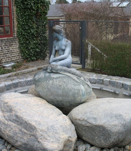 Mermaid on Three Rocks - Mermaid Statue