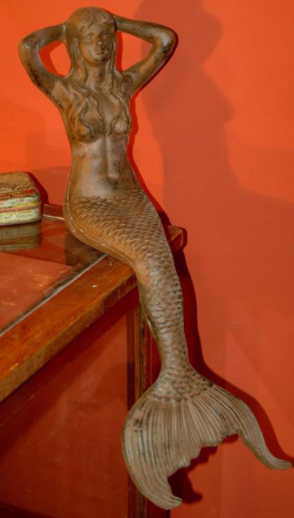 Mermaid on desk - Mermaid Cake