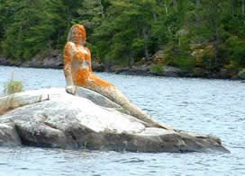 Rainy Lake Mermaid - Mermaid Statue