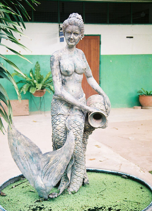 Traditional Asian Mermaid - Mermaid Statue