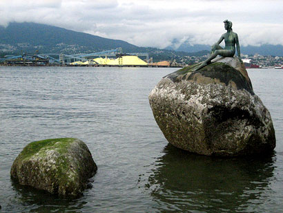 Vancouver Canada mermaid - Mermaid Statue