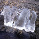 Ice mermaid on ground