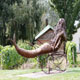 Mermaid statue copper
