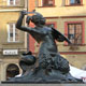 Mermaid statue in Poland
