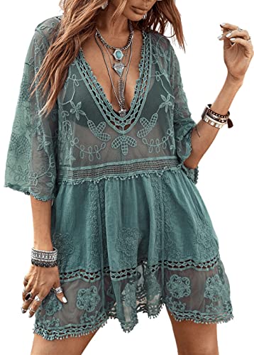 Mermaid Bathing Suit Lace Cover-Up
