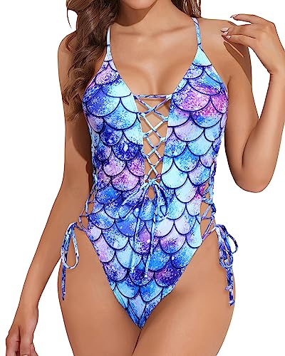 Mermaid One-Piece Bathing Suit