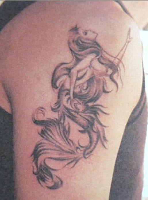 Flying Mermaid Tattoo - Mermaid Tatoo