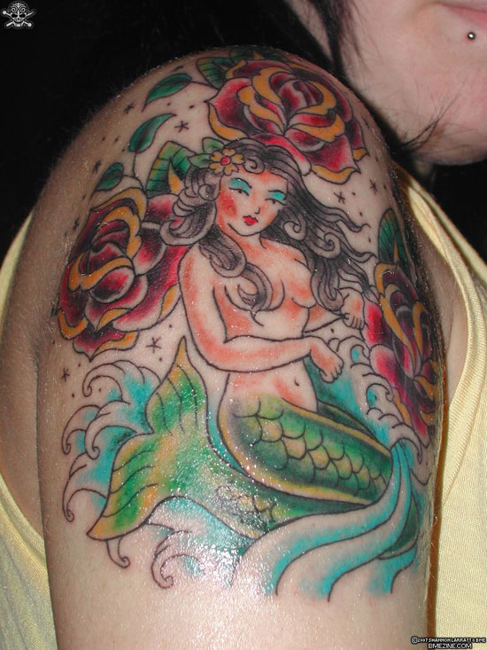 Hawaiian Mermaid Tattoo - Mermaid Tatoo