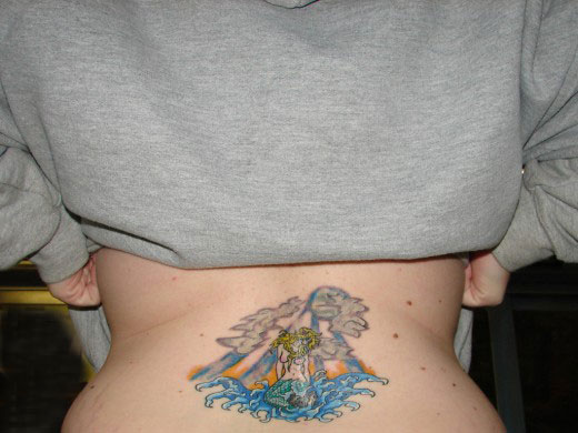 Lower Back Mermaid Tattoo - Mermaid Tatoo