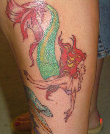 Mermaid Dive Tattoo - Mermaid Tatoo