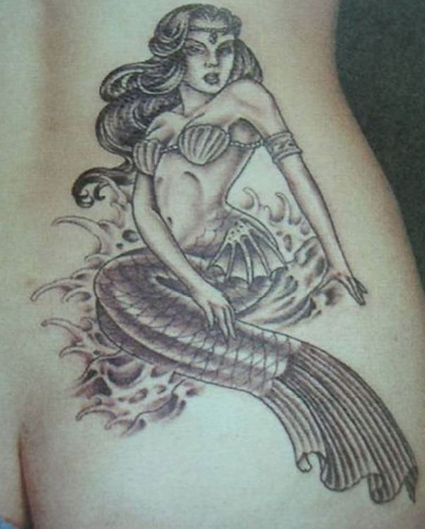 Mermaid Princess Tattoo