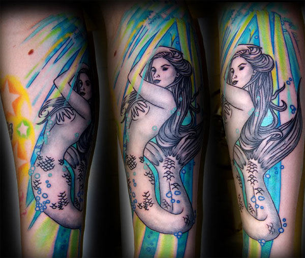 Mermaid Tattoo Rotation