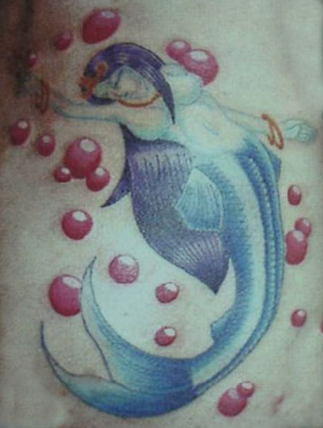 Mermaid Tattoo Sea Nymph - Mermaid Tatoo