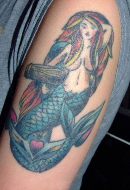 Mermaid Tattoo Tail - Mermaid Tatoo