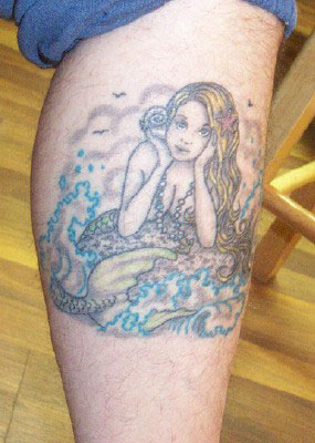 Mermaid Teen Tattoo