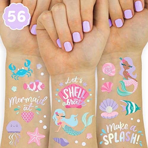 Mermaid Temporary Tattoo - Mermaid Tattoo