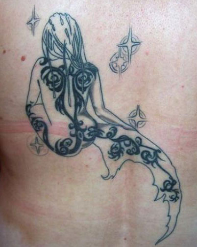 Night Mermaid Tattoo - Mermaid Tatoo