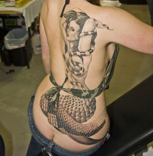 Real Mermaid Tattoo - Mermaid Tatoo