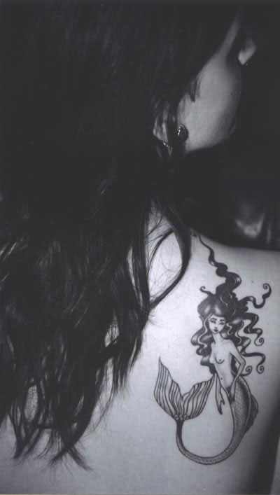 Sad Mermaid Tattoo
