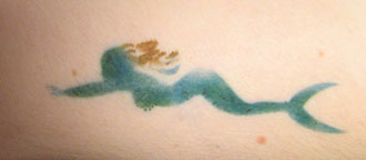 Swimming Mermaid Tattoo - Mermaid Tatoo