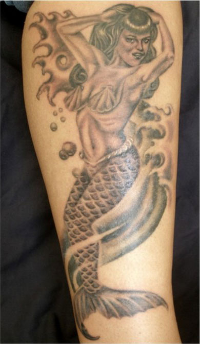 classic style mermaid - Mermaid Tattoo