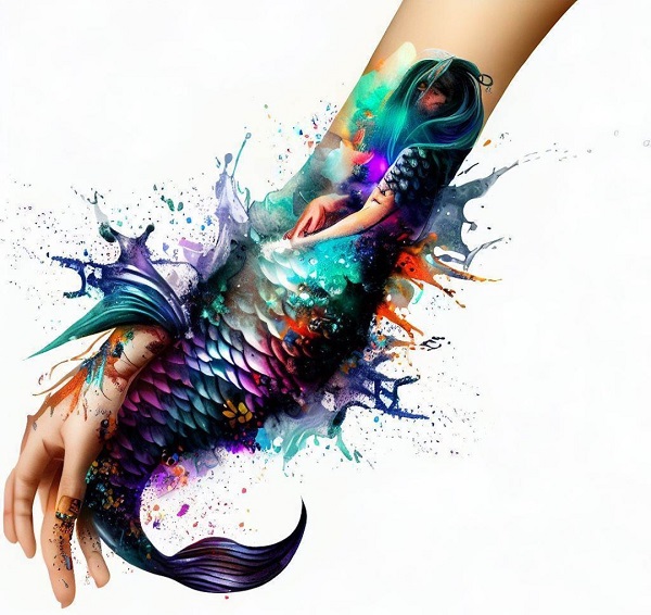 mermaid tattoo - Mermaid Tattoo