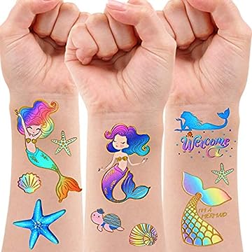 Mermaid Tattoo Temporary Tattoos