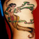 Asian Mermaid Tatoo