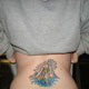 Lower Back Mermaid Tattoo