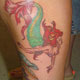 Mermaid Dive Tattoo