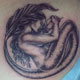 Mermaid and Baby Tattoo