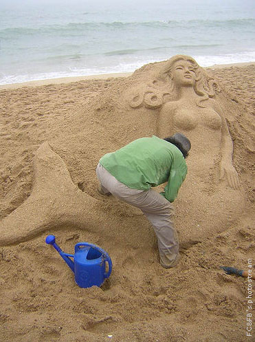 Artistic Sand Mermaid - Sand Mermaids