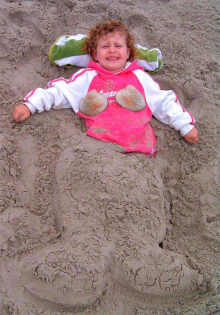 Happy Beach Mermaid - Sand Mermaids