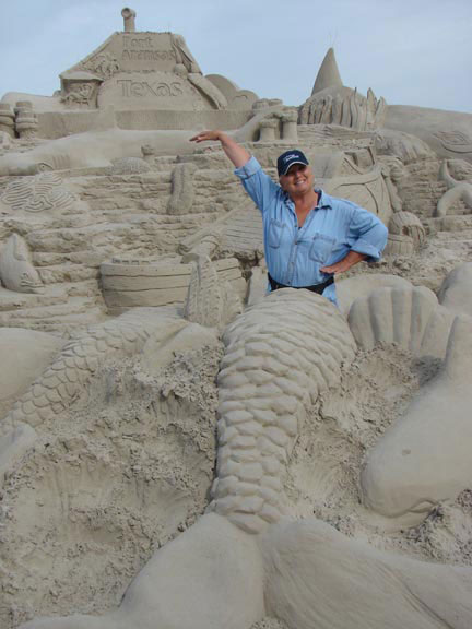 Mermaid Sand Castle City - Sand Mermaid Sculpture