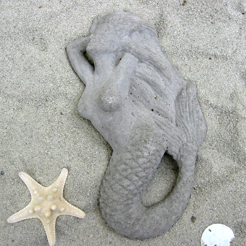 Sand Castle Starfish - Sand Mermaid Sculpture